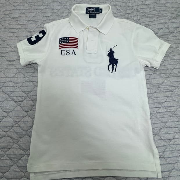 폴로 랄프로렌 성조기 카라티