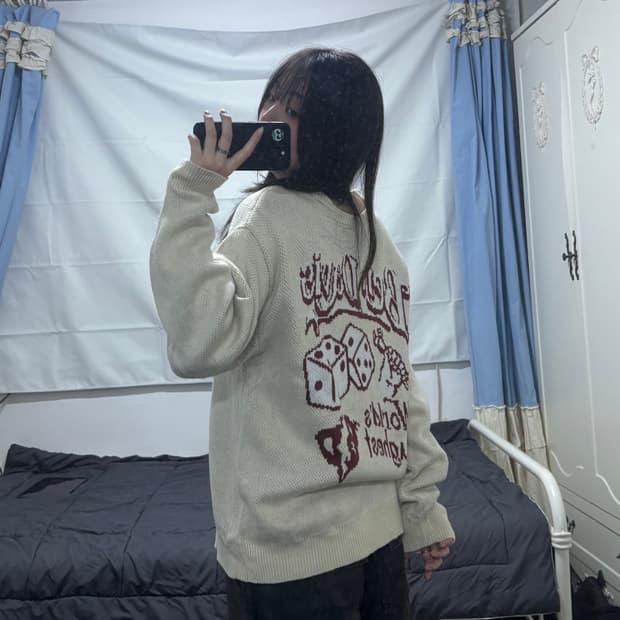 벤 데이비슨 빅로고 니트