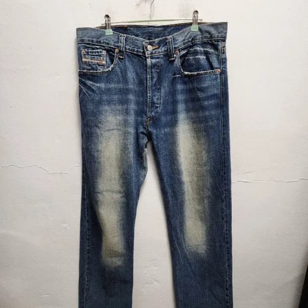 디젤 워싱 데님 팬츠 36