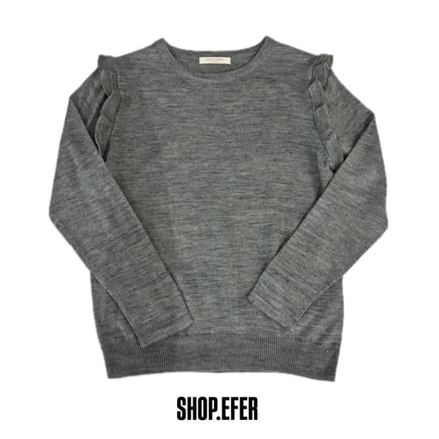 RUFFLE KNIT