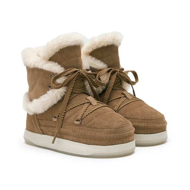 락피쉬웨더웨어 코쿤 스웨이드 부츠 체스트넛