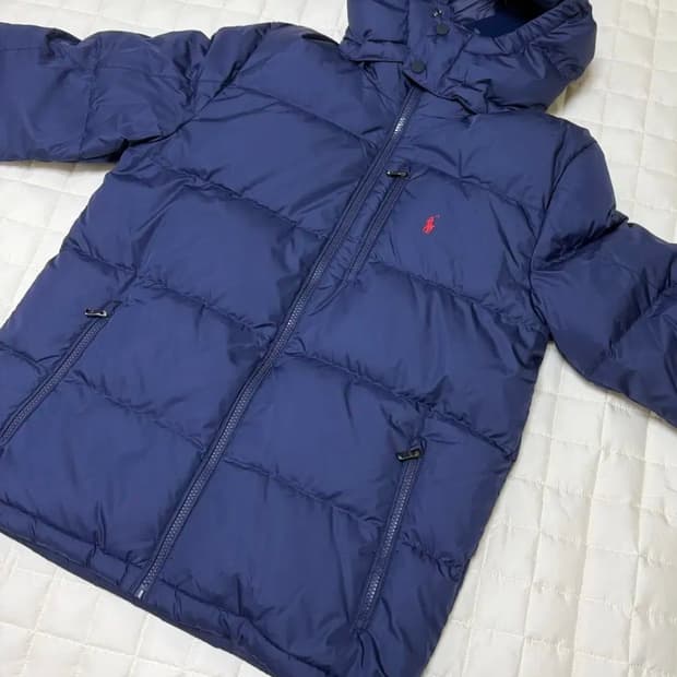 폴로 네이비 패딩 