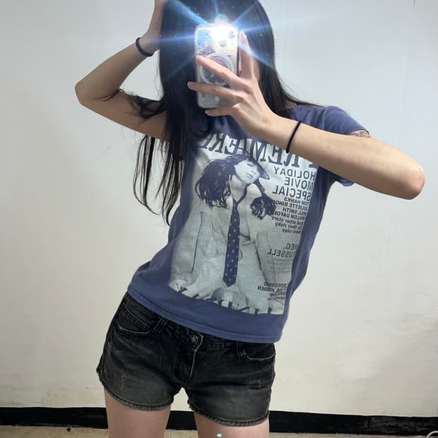 00‘s Y2K 프린팅 반팔티셔츠