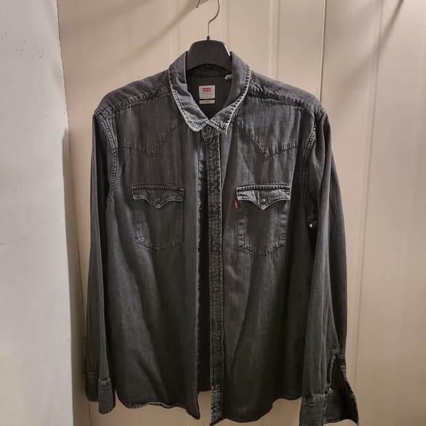 리바이스 웨스턴 데님 셔츠