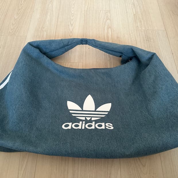 아디다스 데님 숄더백 + 파우치 새상품