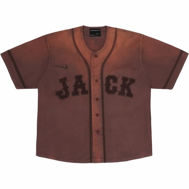 캑터스잭 프라그먼트 나이키 트래비스스캇 베이스볼 저지 L