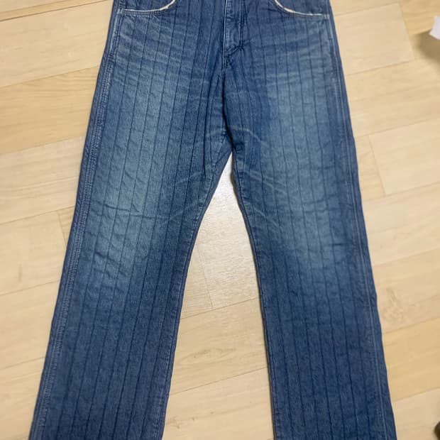 n.hollywood x wrangler vertical stitch 