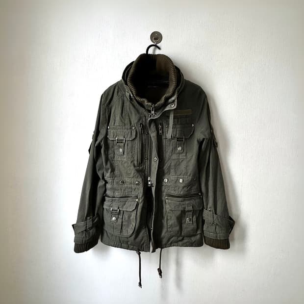 고스트오브할렘 투카라 버클 2way 스터드 아카이브 자켓 y2k 락시크