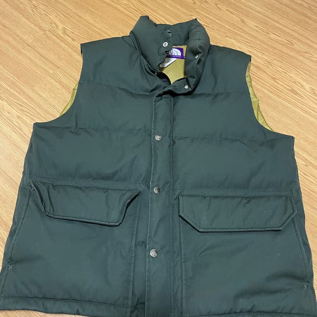 노스페이스 퍼플라벨 다운 베스트 나나미카 m사이즈