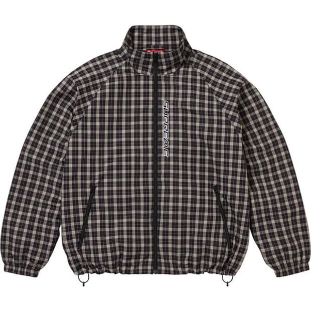 슈프림 플레이드 트랙자켓