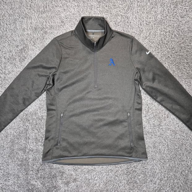 나이키 여성 써마핏 기모 하프 집업티 L