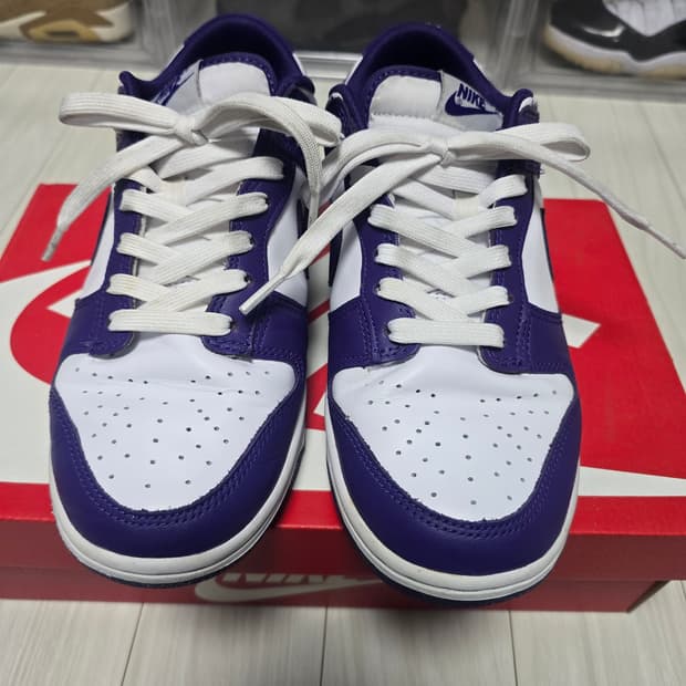 나이키 덩크 로우 코트 퍼플 