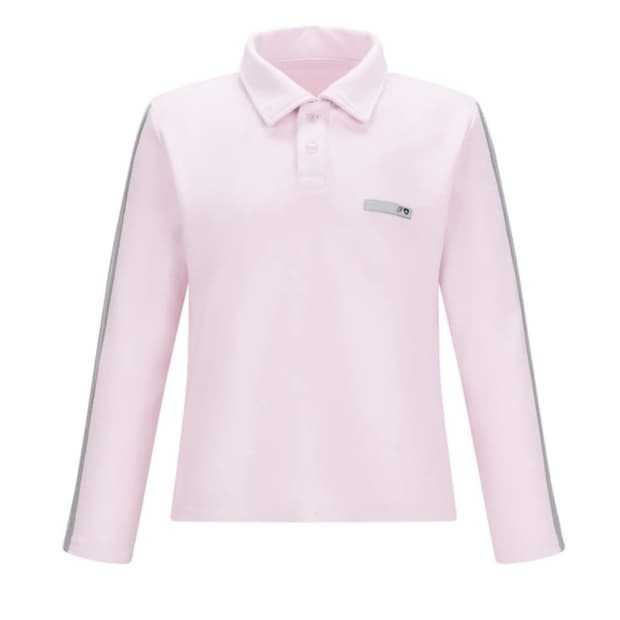 샵페어리 snug polo top pink 