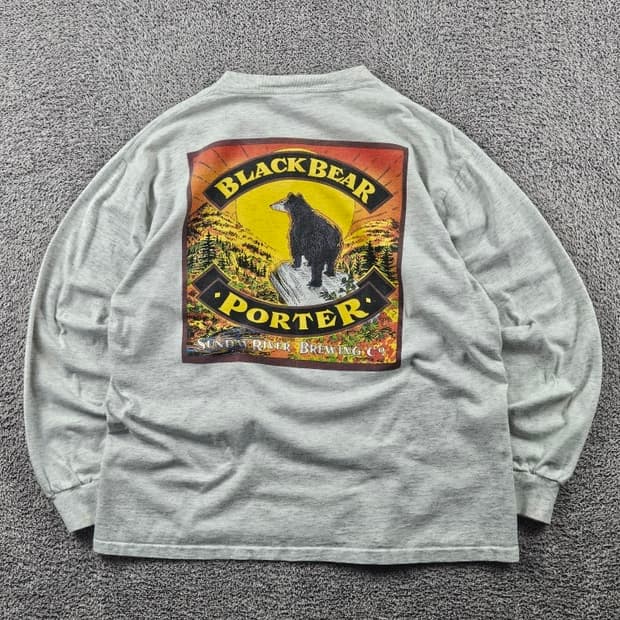 90's USA 오네이타 썬데이리버 싱글스티치 롱슬리브 (L)/11356