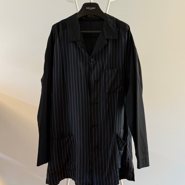 레이어드 롱 셔츠 