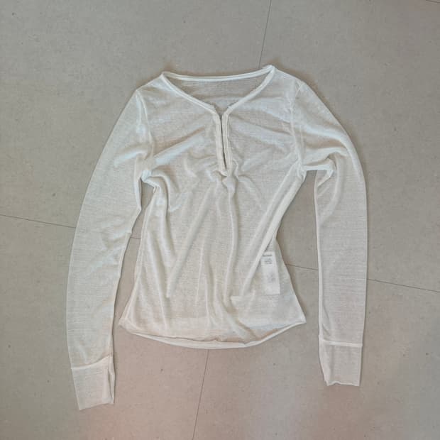 Vintage 시스루 슬리브리스