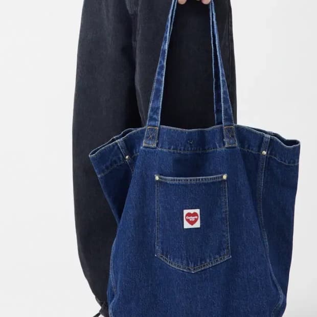 칼하트 윕 데님 도트백 블루