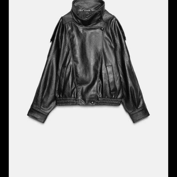 자라 페이크 레더 M