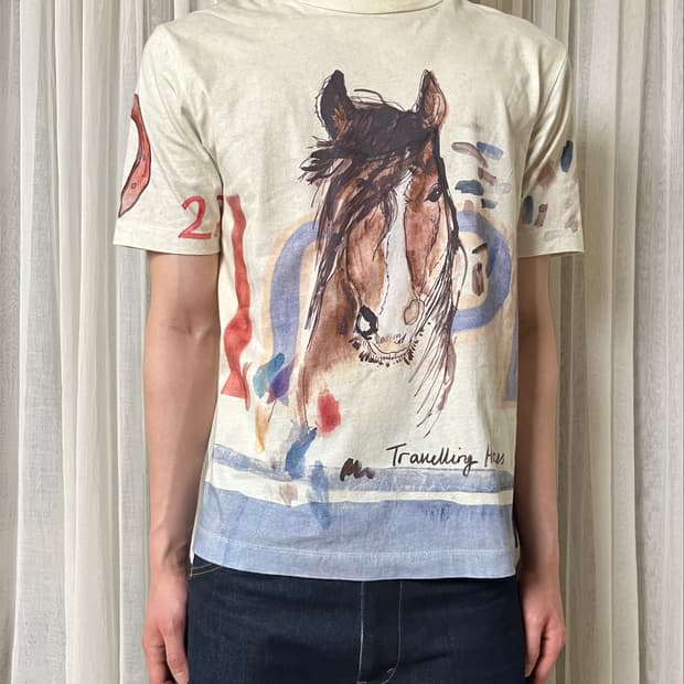 폴스미스 수채화 풀프린트 티셔츠 paul smith 빈티지