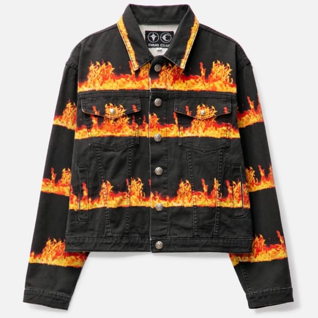 떠그클럽 초퍼 플레임 자켓