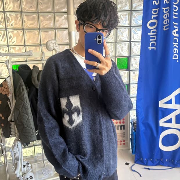 MOHAIR CARDIGAN 모헤어 카디건