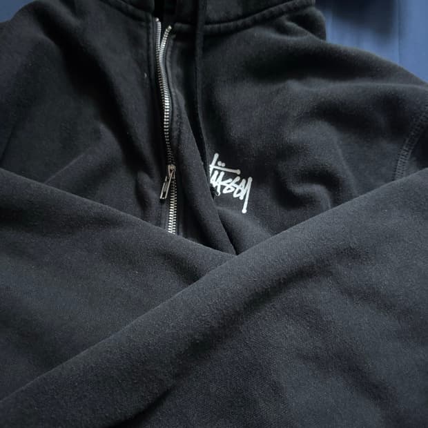 스투시 후드집업 크림 구매 사이즈s