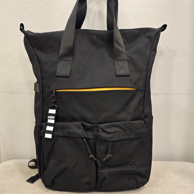 이케아 밸덴스 백팩 토트백 숄더백 26L 블랙