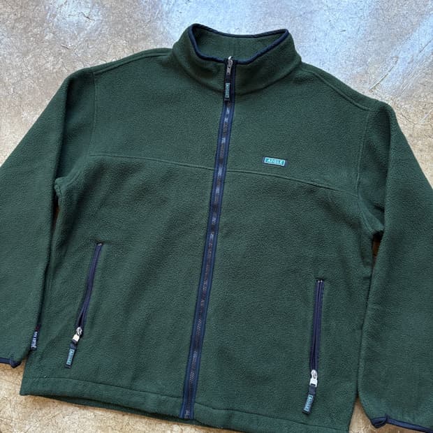 AIGLE 다크그린 폴라텍 플리스 집업