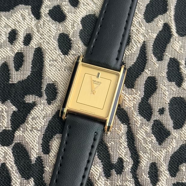 80s 빈티지 세이코 탱크쿼츠 희귀