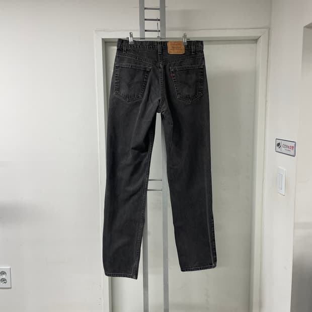 리바이스 550 흑청 데님 팬츠 W33 L34