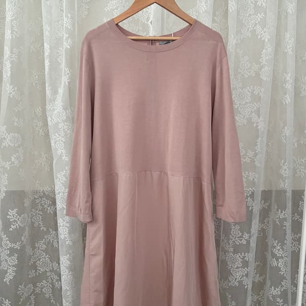 L) 코스 COS 모달 원피스 인디핑크