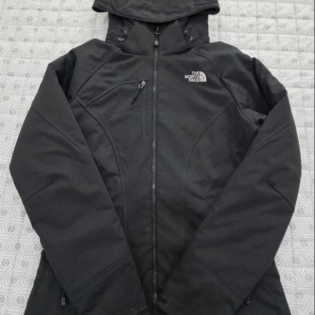 노스페이스 눕시 패딩 바람막이 S 블랙