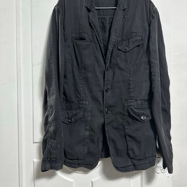 시리즈 가먼트다잉 린넨 블레이저