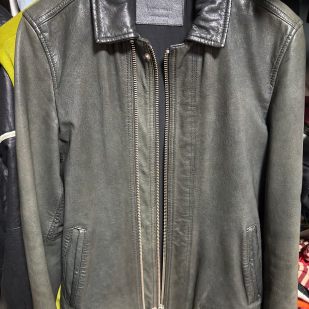 올세인츠 레더 자켓 xs