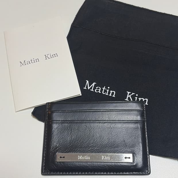 마뗑킴 카드지갑 블랙