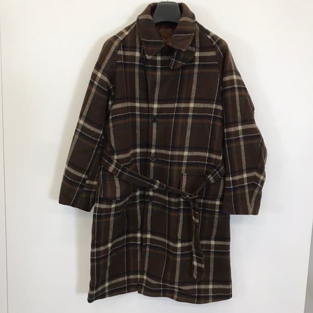 Shirter 셔터 벨티드 울 체크코트 [S사이즈]