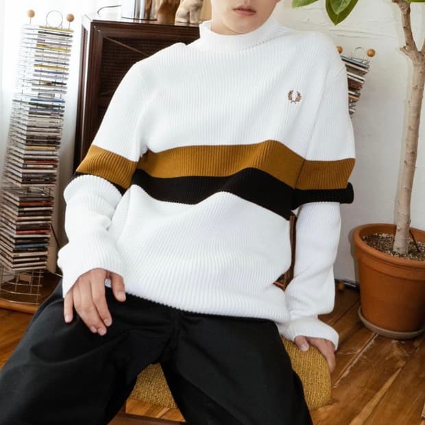 프레드페리 니트 스웻