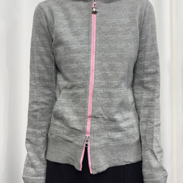 tommy girl hood twoway zipup