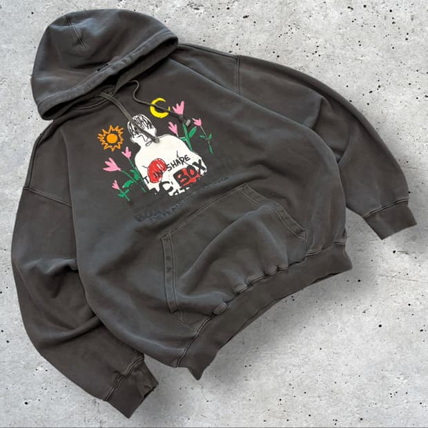 [M] LMC 엘엠씨 복싱 박시핏 그래픽 후드티 빈티지 워싱 C794