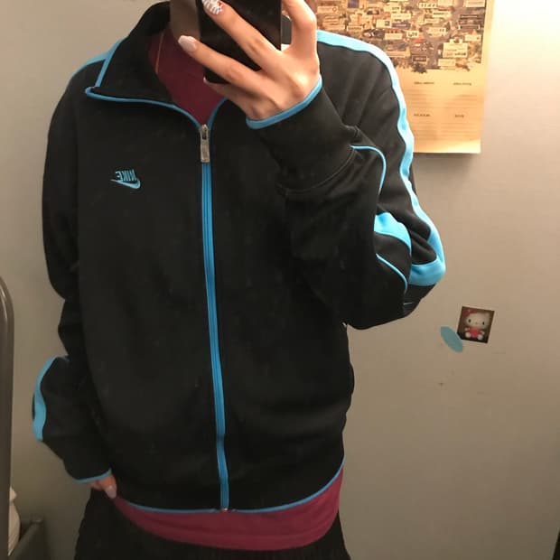 NIKE 나이키 빅사이즈 블루 트랙 져지