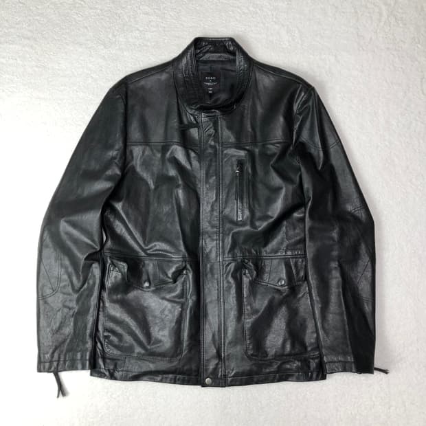 로보x바시티 이태리 램스킨 레더자켓 12