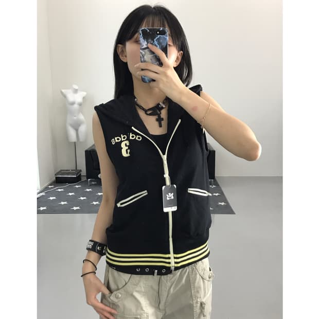 Adidas Y2k Hoodie Vest