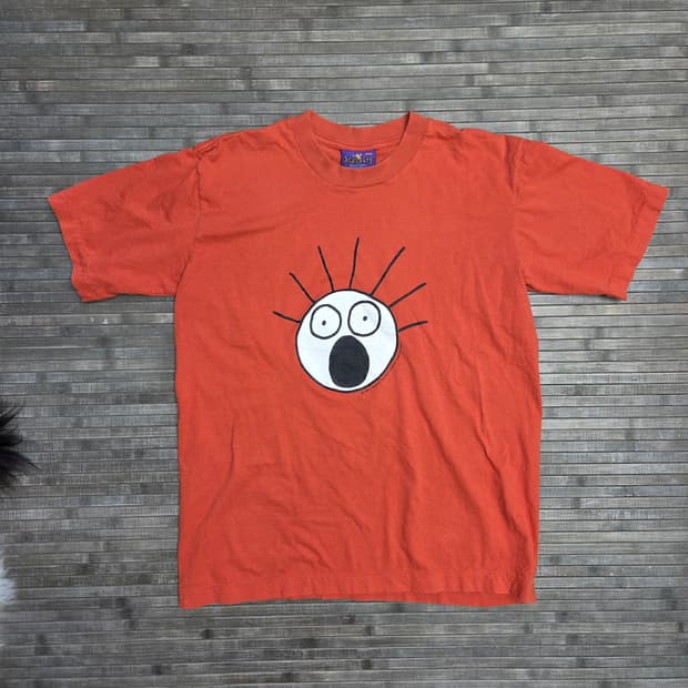 90s 리바이스 scared guy X revis 1995 반팔 티셔츠