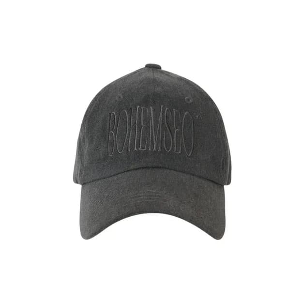 보헤미안서울 시그니쳐 볼캡 챠콜
