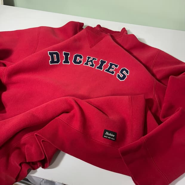 XL 90‘s 디키즈 USA 레드 스웻셔츠 맨투맨