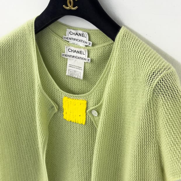 샤넬 크루즈 컬랙션 니트 투피스