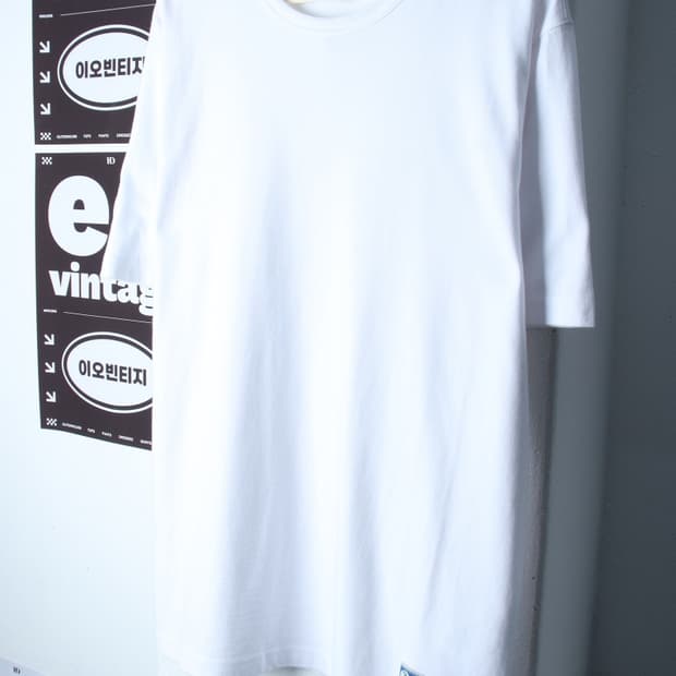 (L-2XL) 디스커스 애슬레틱 반팔 티셔츠 오버핏 무지-H35321