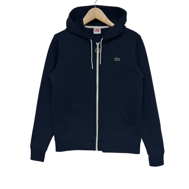 라코스테 라이브 로고 후드집업