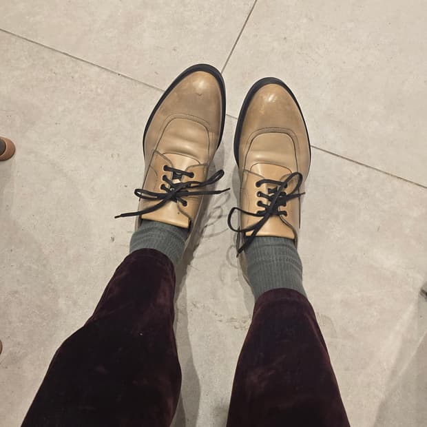 에르메스 레이스업 로퍼