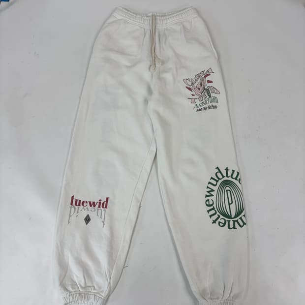 tuewid 트위드 타투 피그먼트 스웻 조거 팬츠